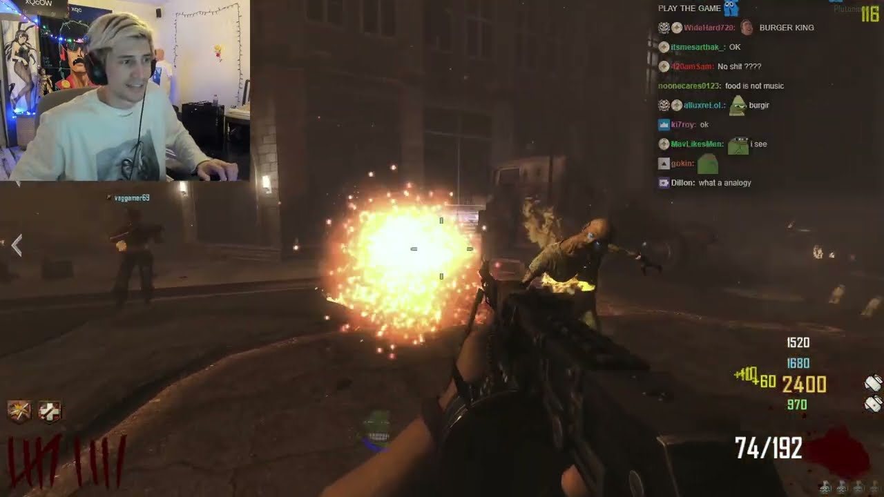 XQC PLAYS BLACK OPS 2 ZOMBIES WITH FRIENDS