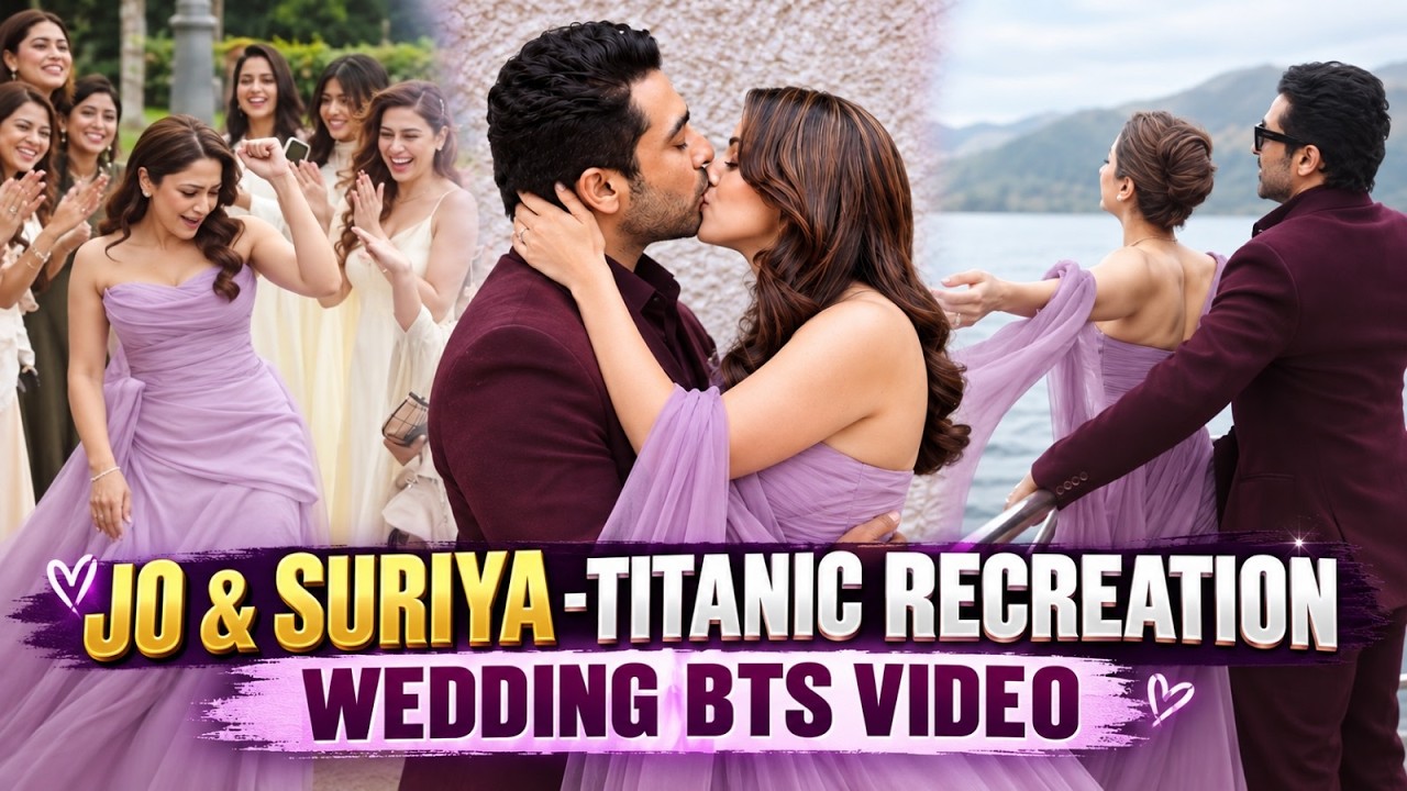 Suriya & Jyothika 😍 Titanic Love Wedding BTS Video | Unseen Marriage Making | Karthi - Sivakumar