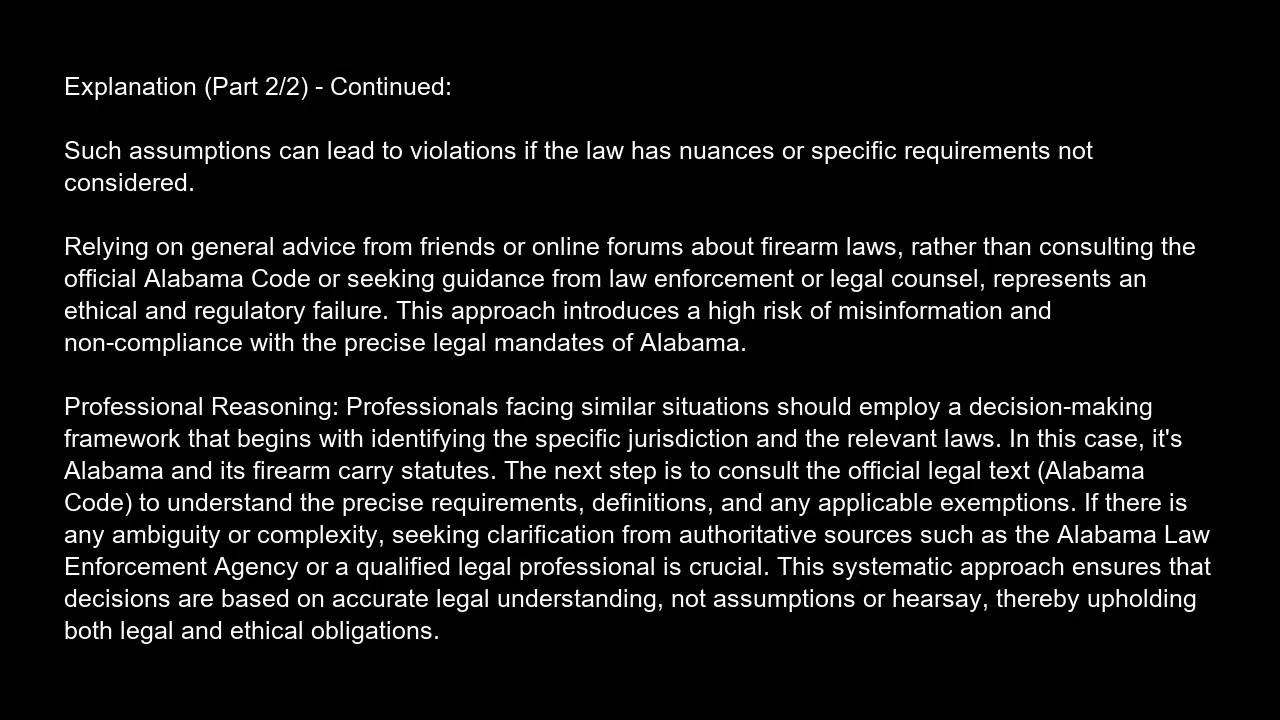 Alabama  Pistol Permit  officially  Permit to Carry Pistol in Vehicle or on Person   Free Practice T