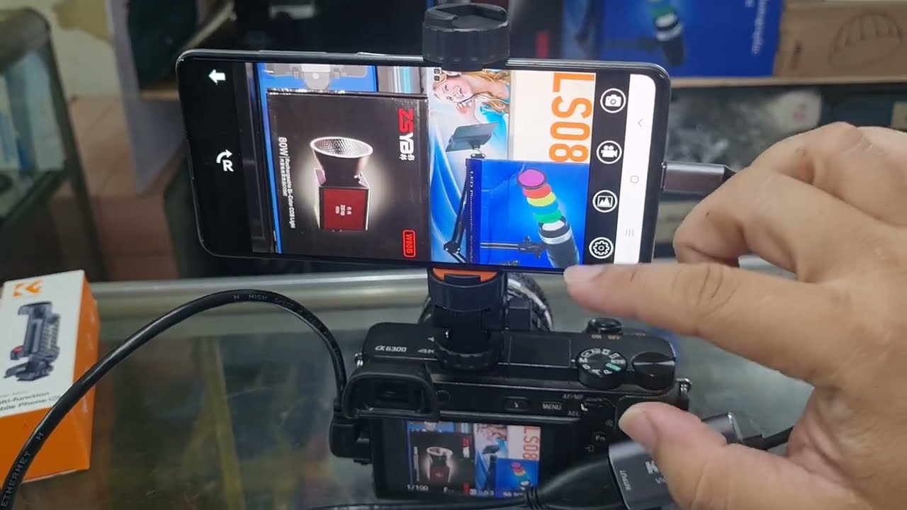 Hướng dẫn kết nối  smartphone làm monitor on camera. Quá dễ dàng  😏 #shopnhiepanh #kingma #kfconcept