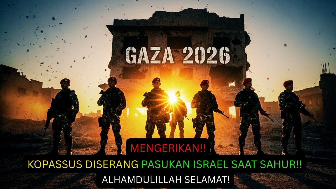 SUBHANALLAH !!! SAAT SAHUR DISERANG MENDADAK, 6 KOPASSUS BERHASIL SIKAT BALIK PASUKAN ISRAEL !!!