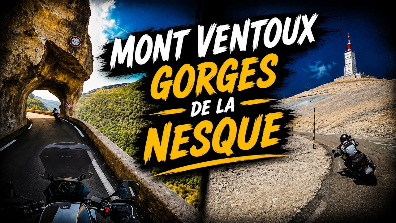 Gorges de la Nesque et Mont Ventoux en Suzuki 650 V-Strom