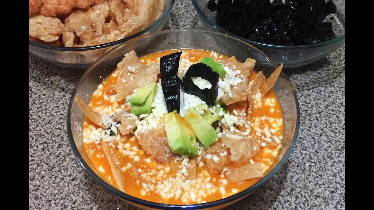 Sopa De Tortilla o Sopa Azteca