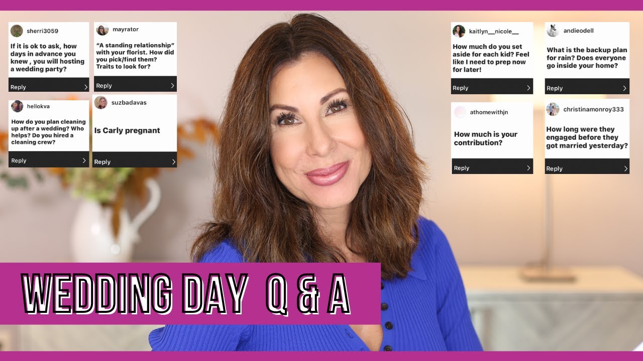 Wedding Day Q and A | Answering Viewer Questions