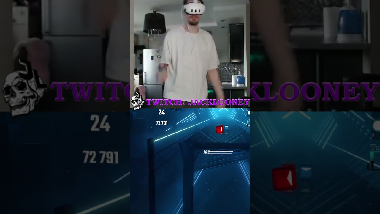 TWITCH:JACKLOONEY #jacklooney #джеклуни #twitch #твич  #твичнарезки #beatsaber #shorts #beat
