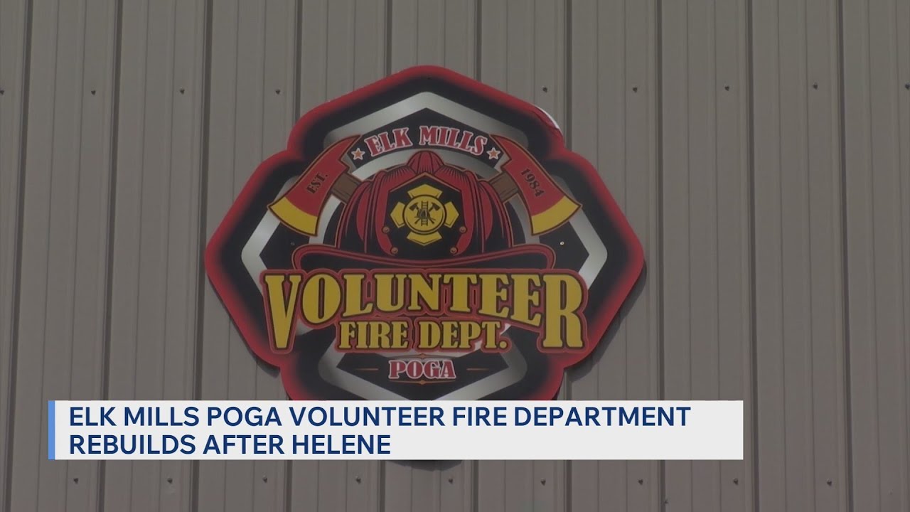 Elk Mills Poga Volunteer Fire Department rebuilt more than 1-year after Helene
