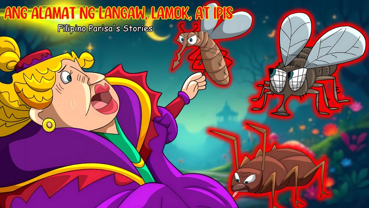 Ang Alamat ng Langaw, Lamok, at Ipis | Mga Kwento ng Engkanto | Filipino Parisa's Stories