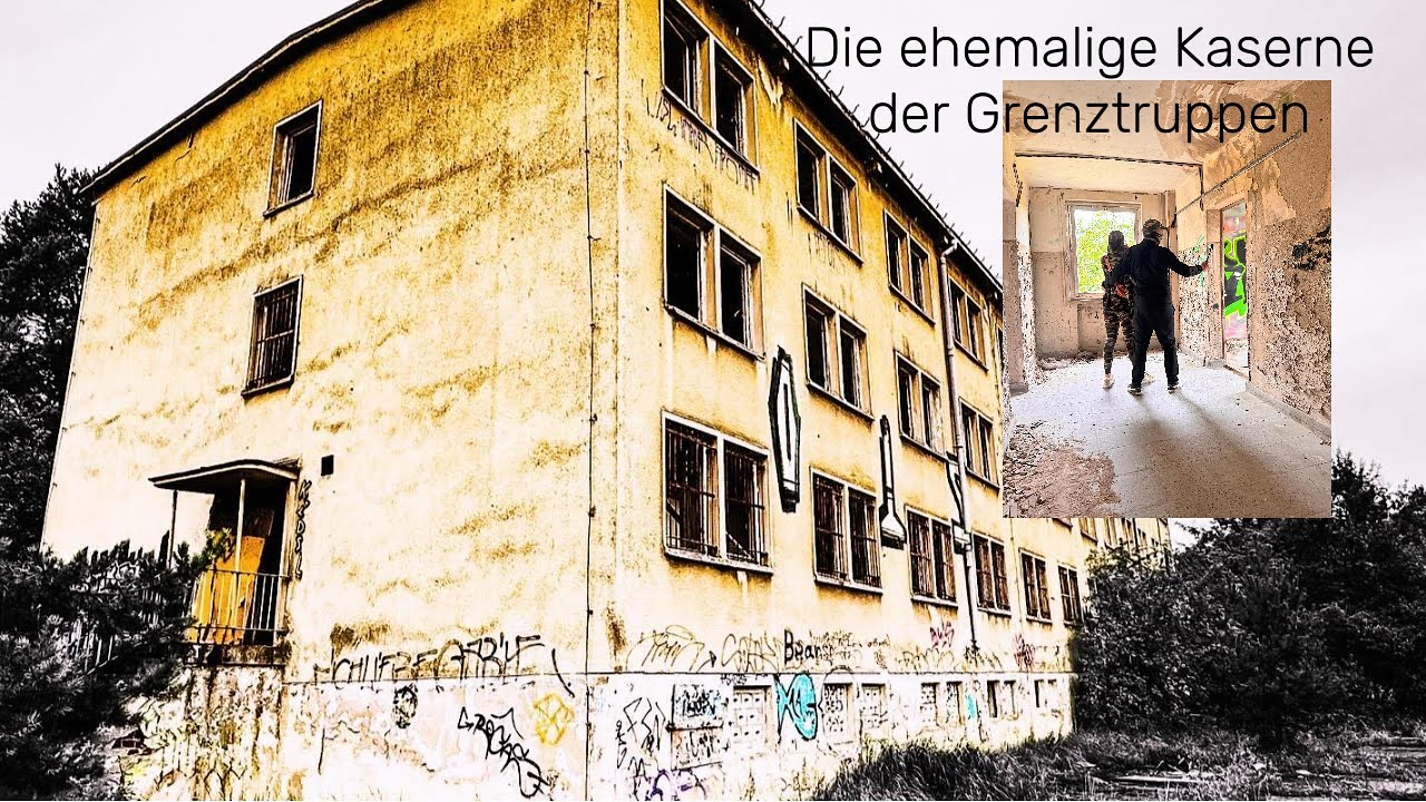 Die verlassene Kaserne der Grenztruppen aus der ehemaligen DDR
