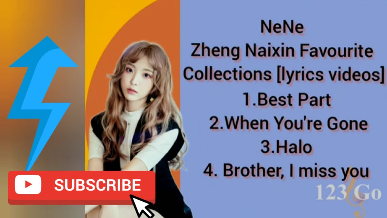 NeNe - Best Part, Halo, When You're Gone [Lyrics] & Brother I Miss You [Remix] (Amazing Voice)