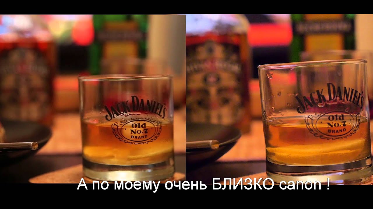 Canon 6D vs Lumix G6.WHISKY test