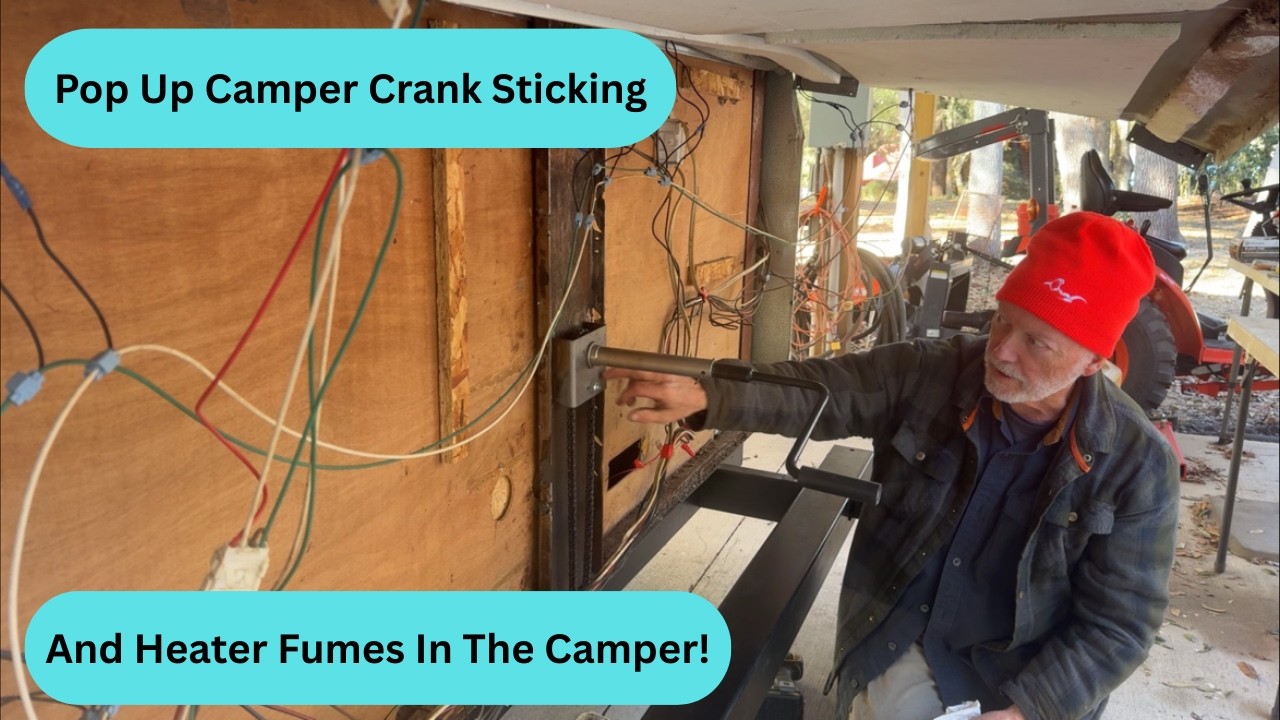 Today's Project:  Pop Up Camper Crank Failure - Heater Fumes - New Thermostat - Leak - LP Sensor