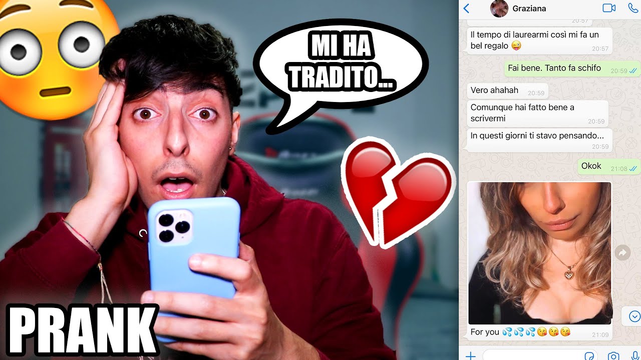 MI SONO FINTO L' EX RAGAZZO DI GRAZIANA E CI HO PROVATO CON LEI! - SCHERZO *FINITO MALISSIMO*