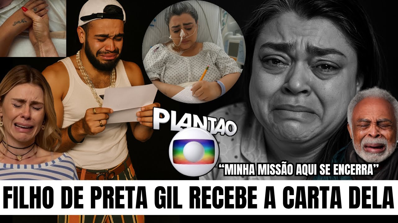 FRANCISCO GIL RECEBE CARTA QUE A MÃE PRETA GIL DEIXOU PRA ELE E GILBERTO GIL MOMENTOS ANTES DE PARTI