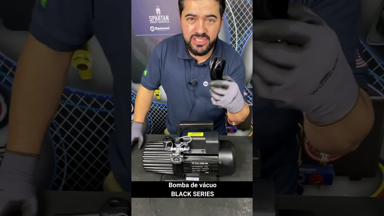 MASTERCOOL   LANÇAMENTO   BOMBA DE VÁCUO   BLACK SERIES 6CFM BIVOLT, DUPLO ESTÁGIO