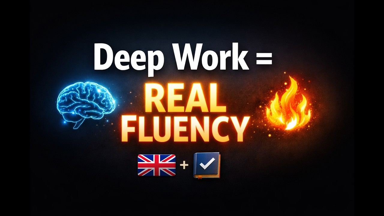 Deep Work: The Secret to English Fluency in a Distracted World 📱🚀