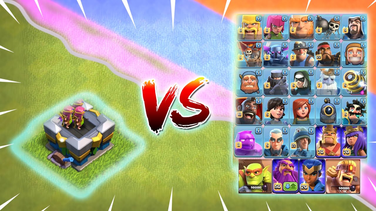 New Level Gearup Archer Tower vs All Max Troops | Clash of Clans | *Unreal Outcome* | NoLimits