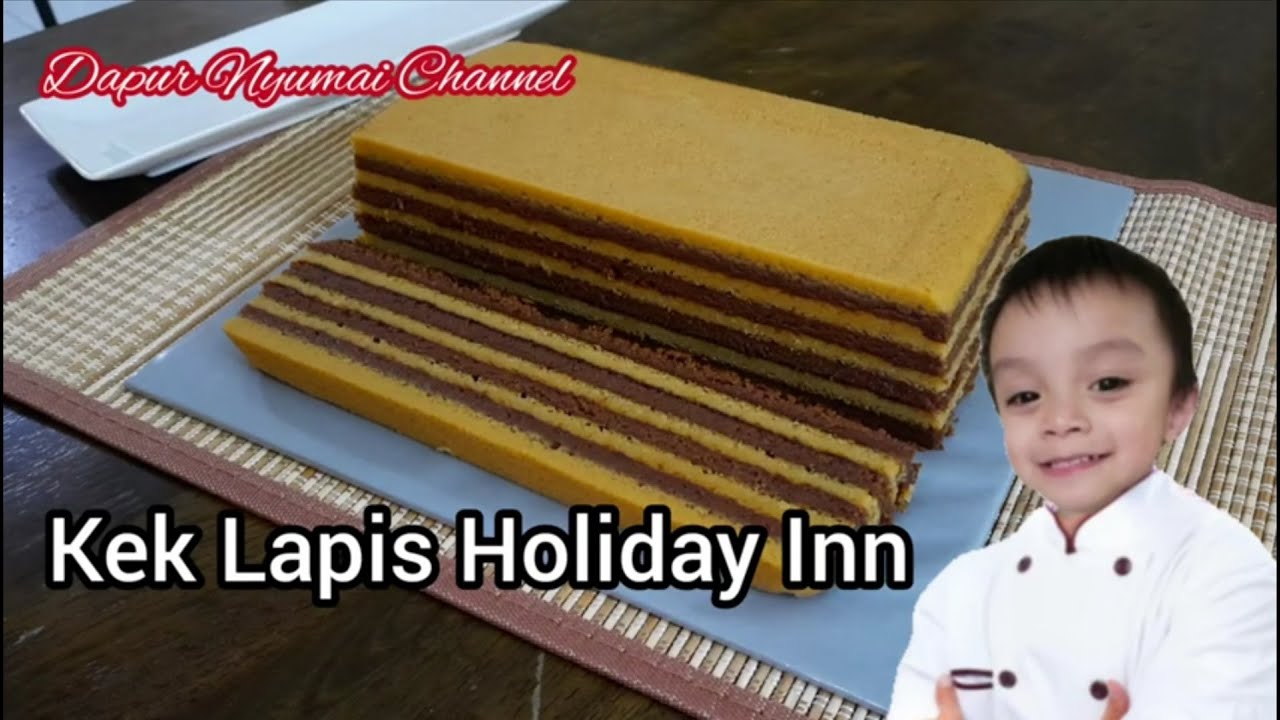 Kek Lapis Holiday Inn || Kek Lapis Sarawak || Step By Step