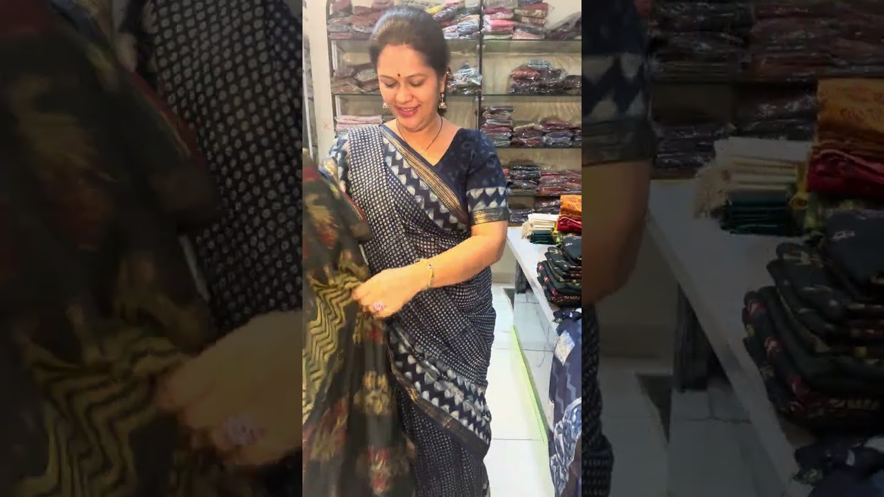 Nandana and Tarapur print Maheshwari sarees