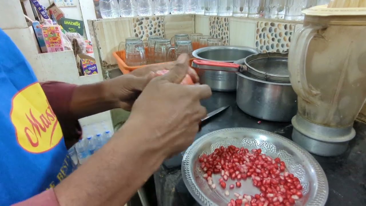 Pomegranate juice video in tamil  மாதுளை பழச்சாறு செய்முறை தமிழில் #freshjuice #tirupur #pomegranate