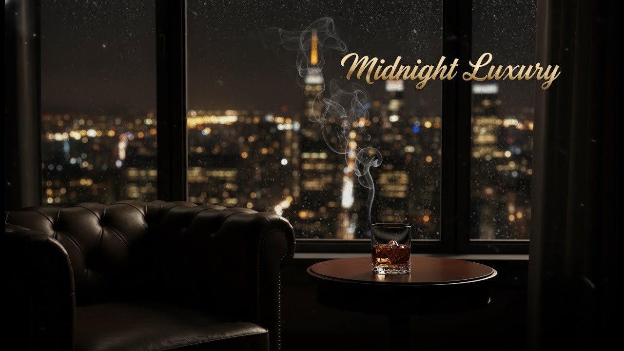 1940s Classic Jazz & Rain 🎻 Elegant Old Money City Night Ambience for Deep Focus, Sleep & Study