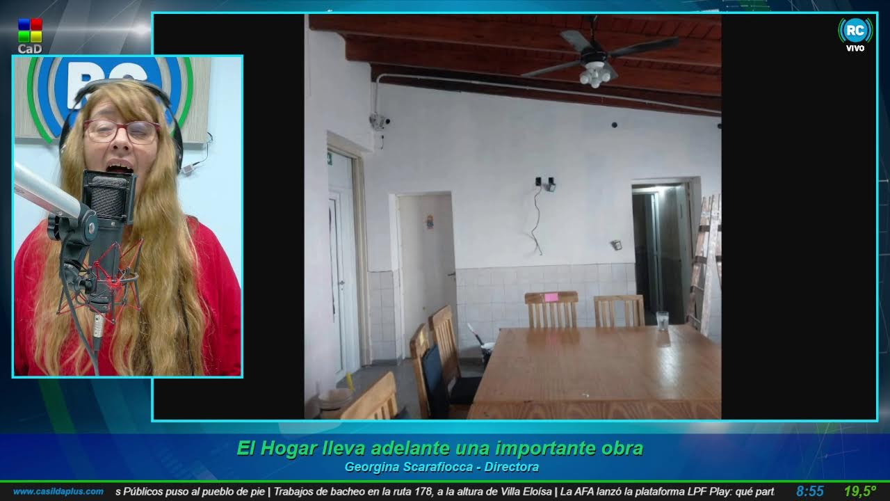 Georgina Scarafiocca - Directora. El Hogar lleva adelante una importante obra