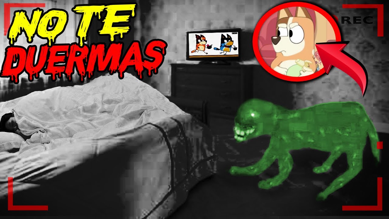 😱NUNCA DUERMAS JUNTO a BINGO.EXE.. tu PERRA es un NAHUAL🔪🧠 encuentro BLUEY.EXE en la VIDA REAL cueva