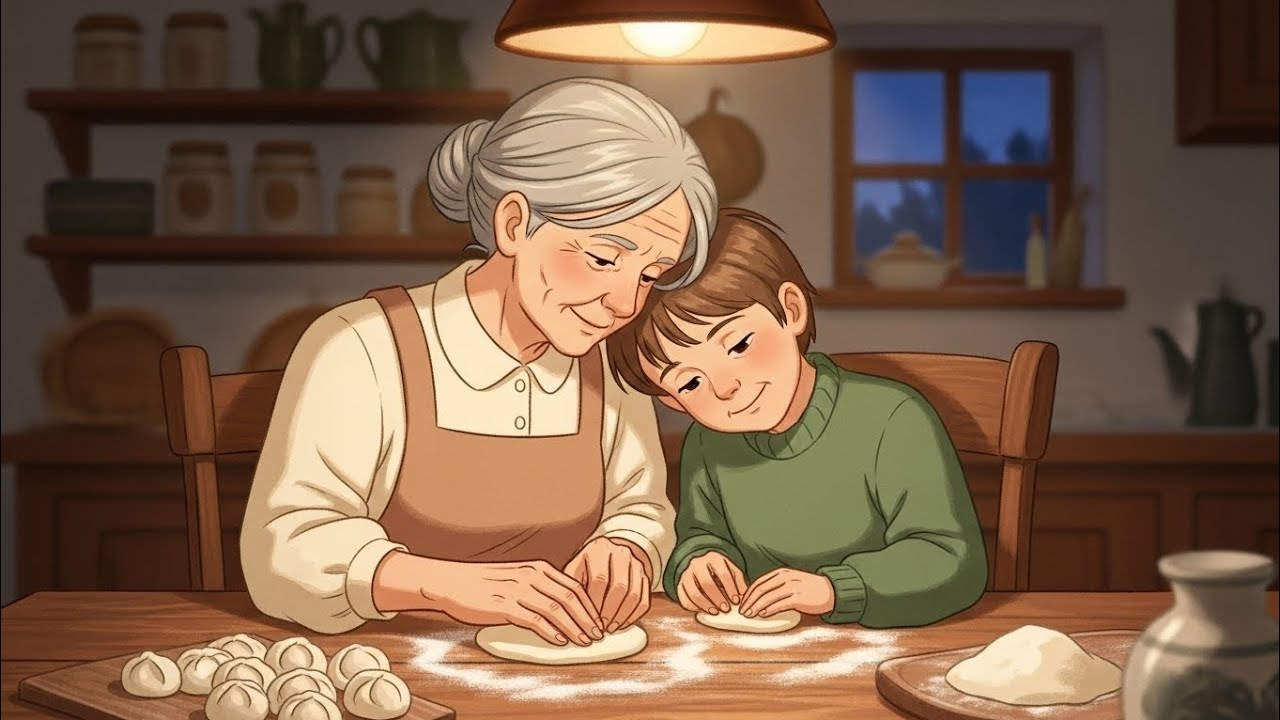 Grandmother’s Hands Making Dumplings — A Soft Evening of Shared Silence | Cozy ASMR