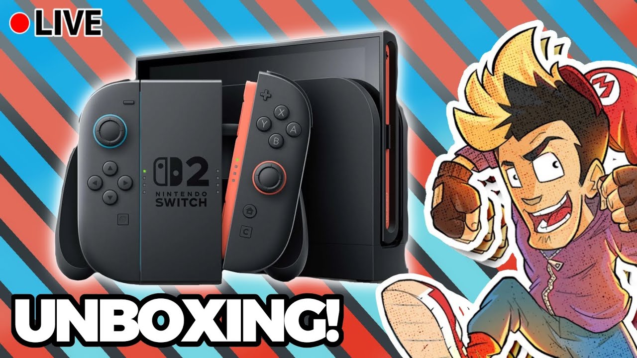 UNBOXING SWITCH 2 IN LIVE!! (06/06/2025)