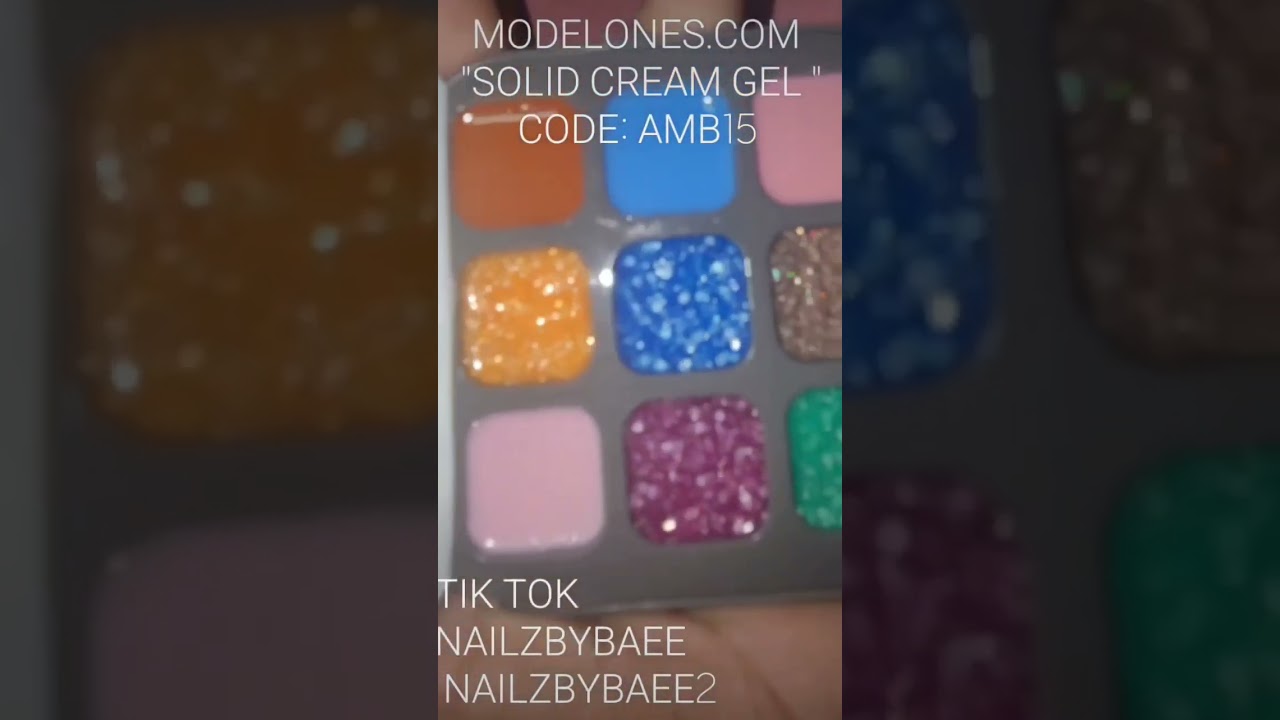 Solid Cream Gel available now on Modelones.com use code AMB15 💯 #nails #modelones #shorts