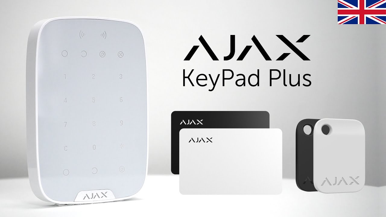 KeyPad Plus | Arm and Disarm AJAX System with Tags and Cards