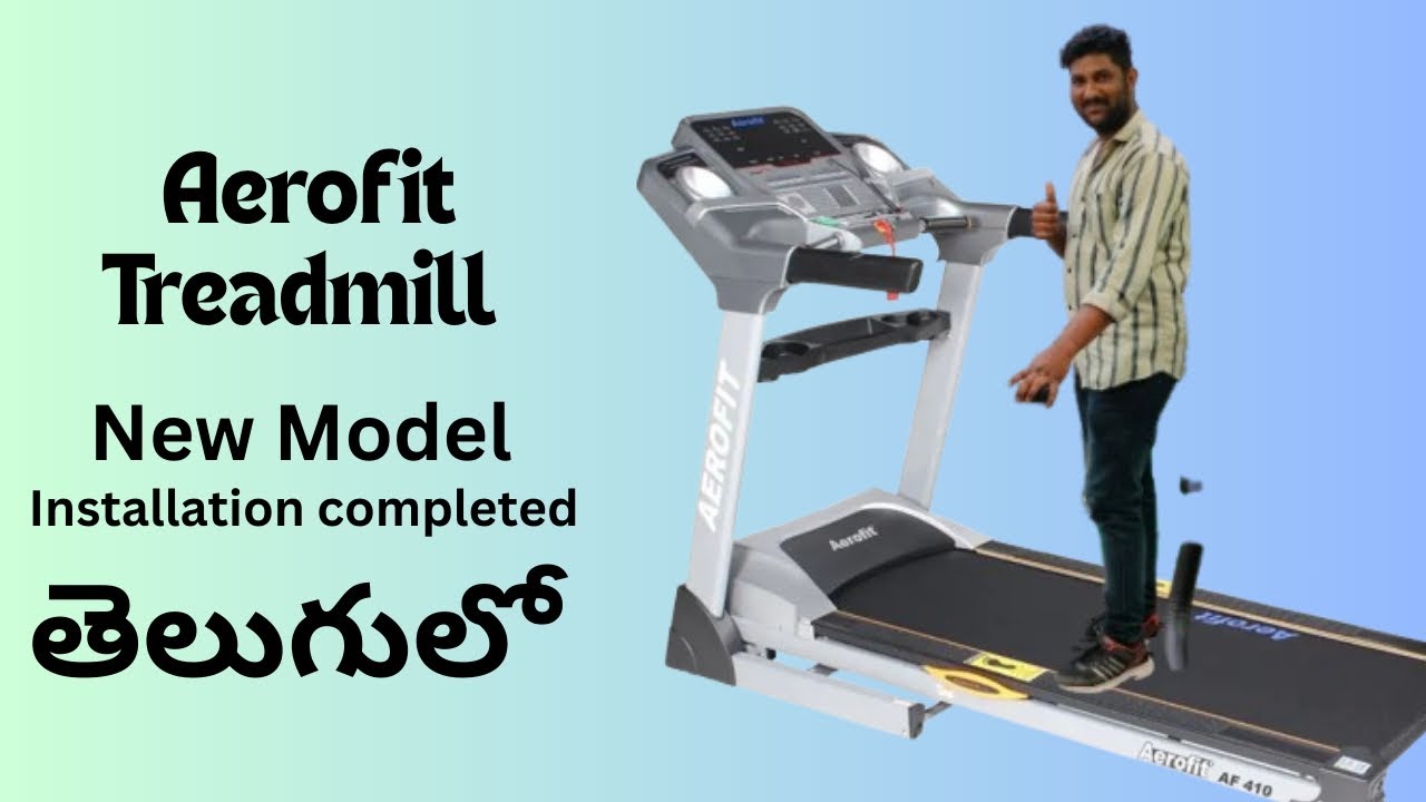 Aerofit Treadmill installation completed New model-410 Warangal 👍