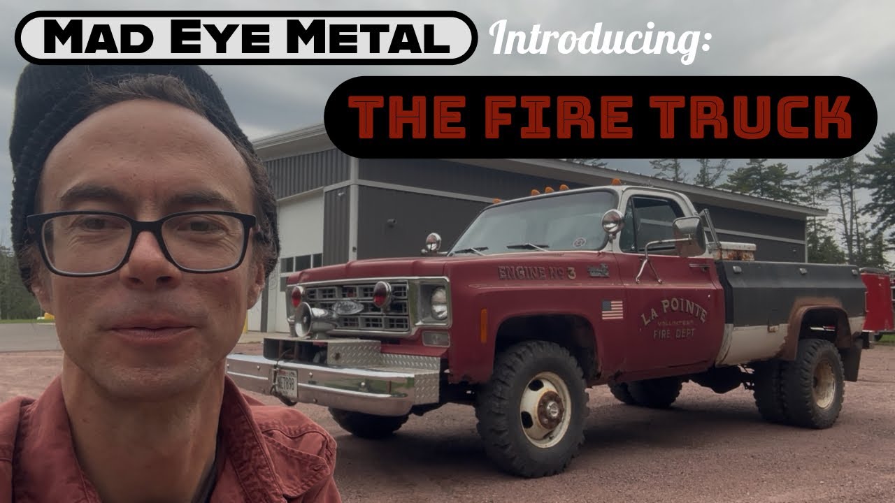Introducing &ldquo;The Fire Truck&rdquo; a 1978 Chevy K30 Square Body 4x4 former Pierce fire engine 400 ci V8