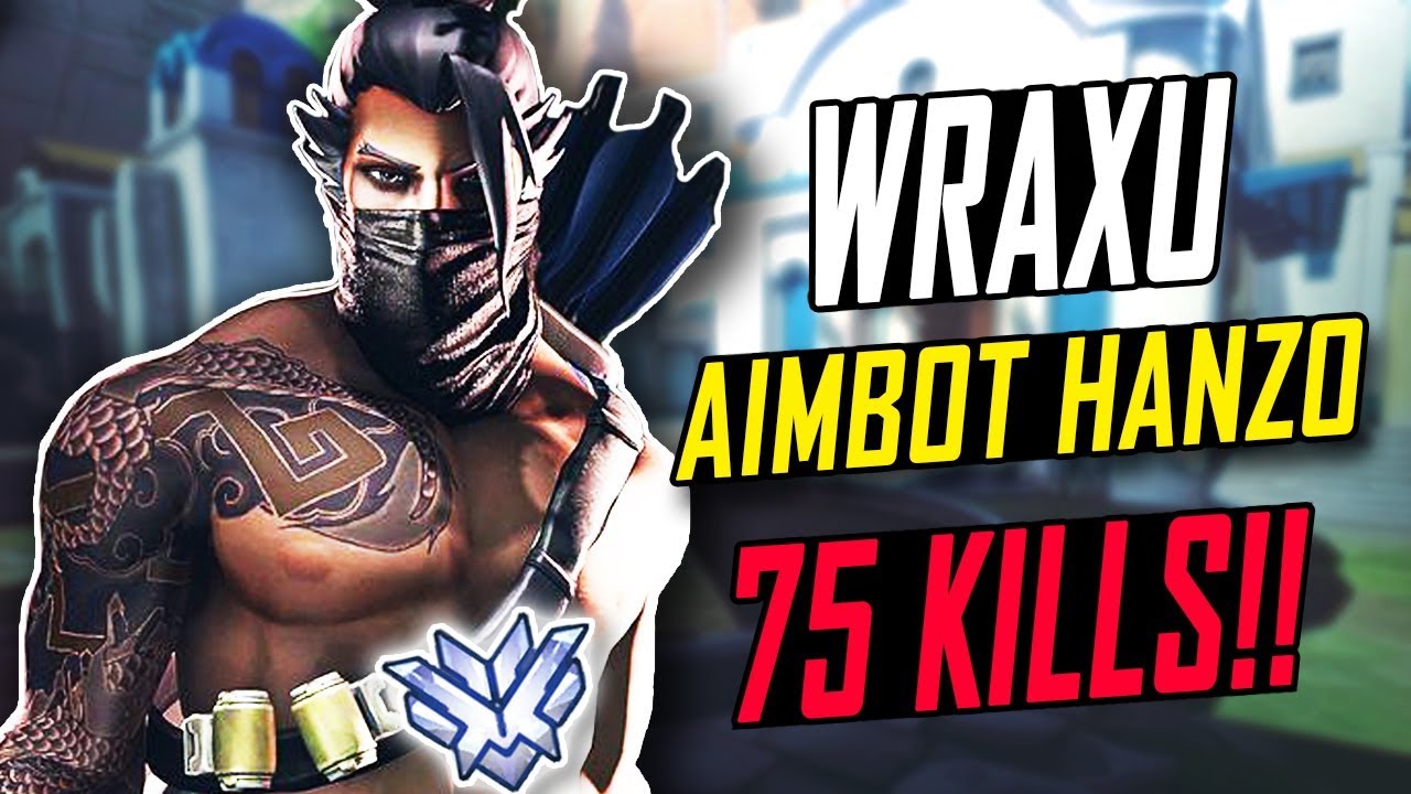 WRAXU HANZO MAIN - 75 KILLS! WORLD RANK #1 HANZO! [ OVERWATCH TOP 500 SEASON 5 ]
