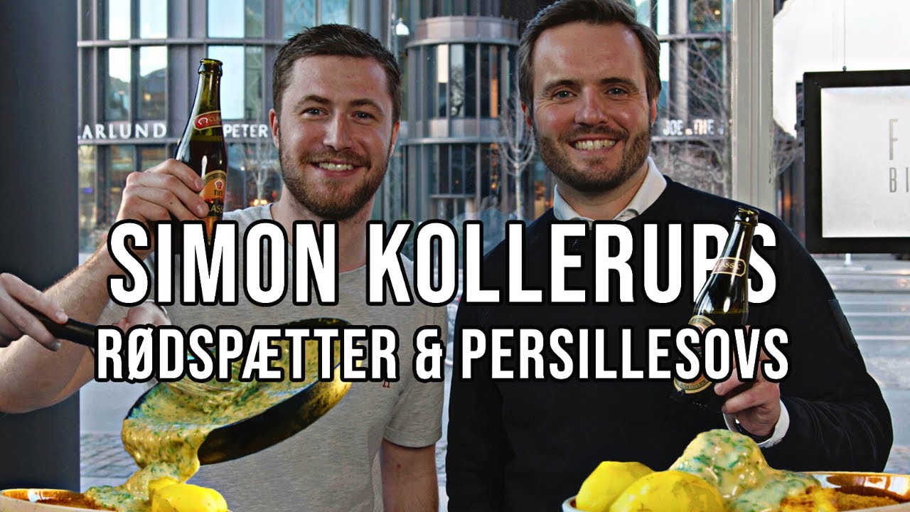 R&oslash;dsp&aelig;tte & persillesovs med erhvervsminister SIMON KOLLERUP