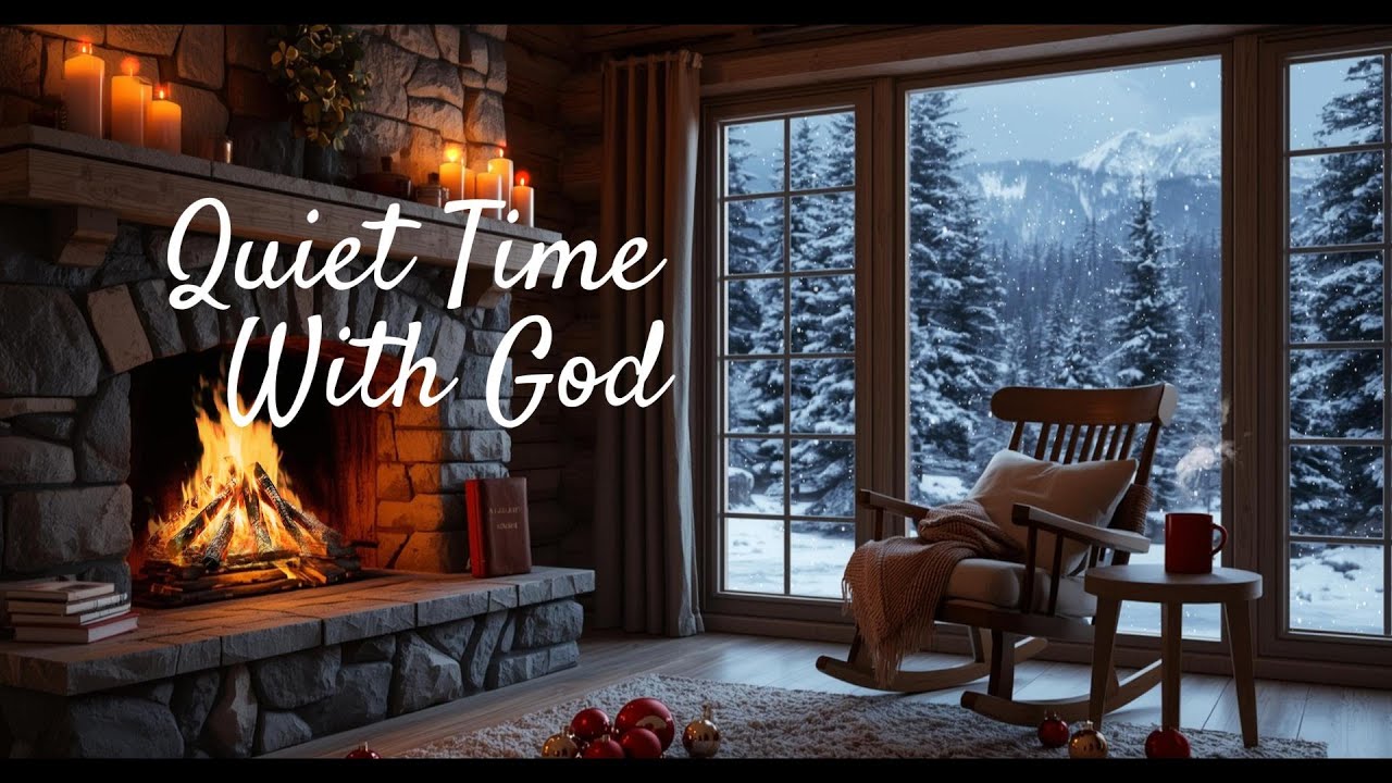 Time Alone With God — Cozy Peaceful Christmas Worship 🎄Instrumental Music for Prayer,Rest & Heal #24