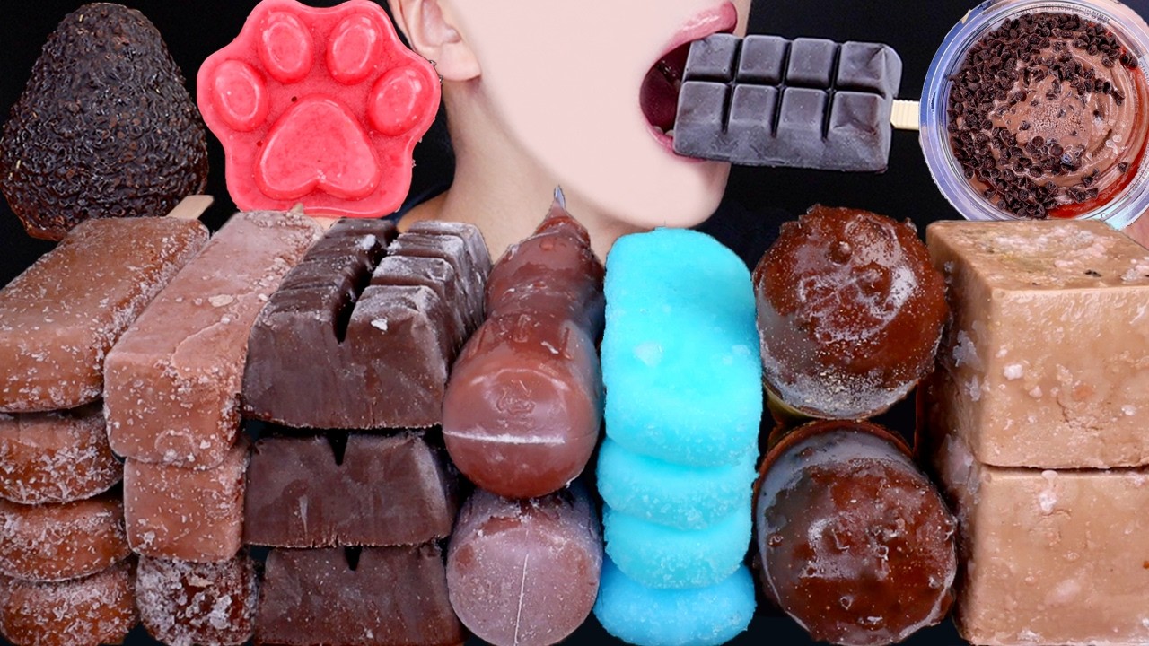ASMR DUBAI CHOCOLATE ICE CREAM NUTELLA DESSERT MUKBANG 두바이 초콜릿 먹방 ドバイチョコレートアイスクリーム 咀嚼音 EATING SOUNDS