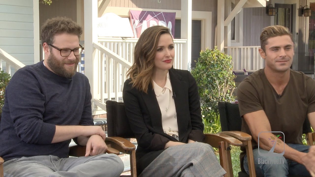 Zac Efron, Rose Byrne and Seth Rogen Interview for Neighbors 2: Sorority Rising
