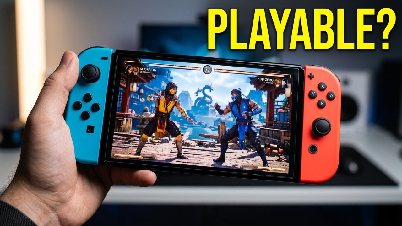 Mortal Kombat 1 Nintendo Switch Oled Gameplay