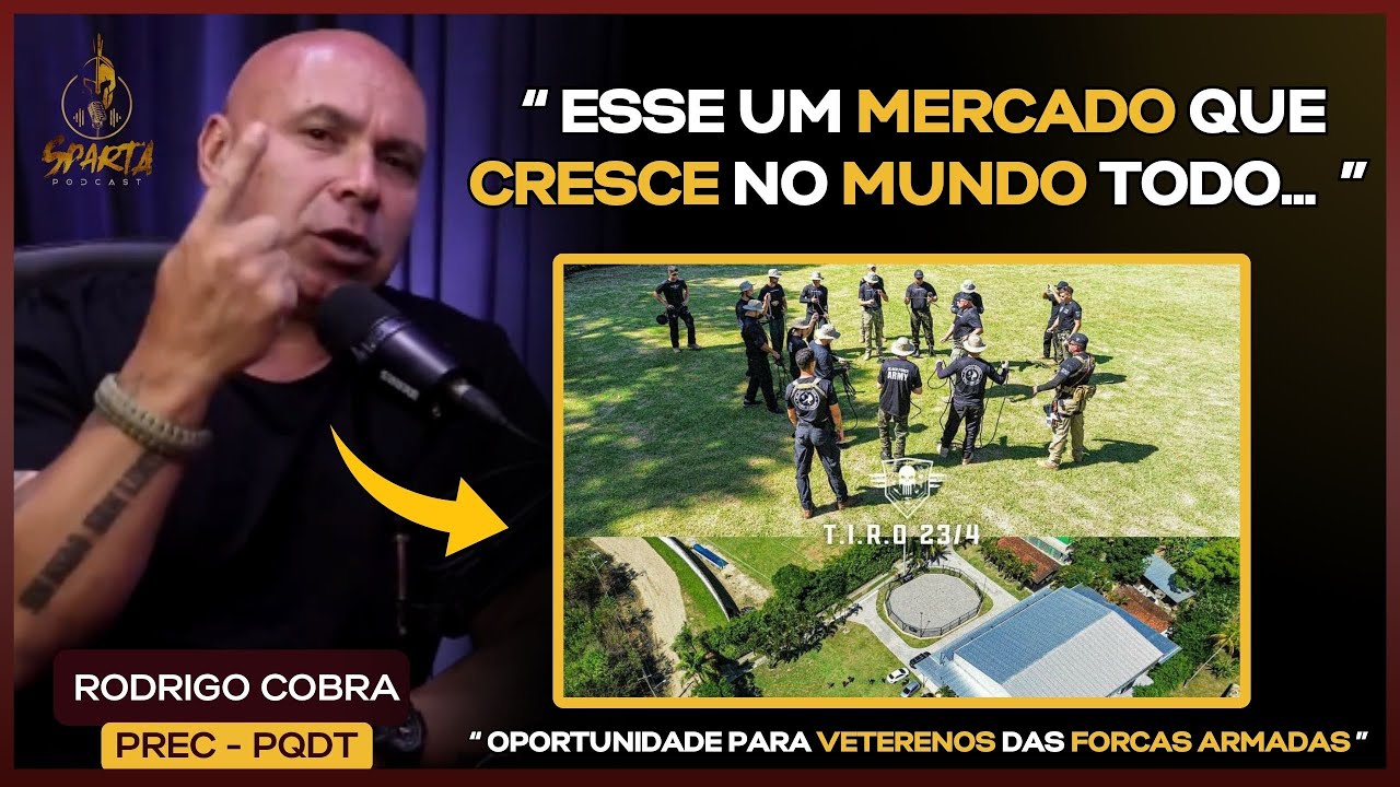 FILOSOFIA DA BLACK FORCE É SER UMA BASE MILITAR PRIVADA I RODRIGO COBRA (PREC - CEO BLACK FORCE)