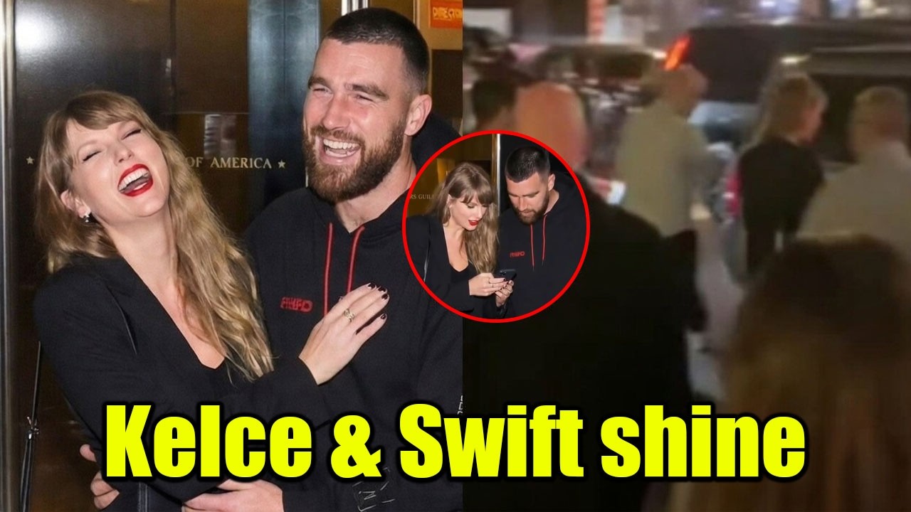 Travis Kelce and Fiancée Taylor Swift Glow During Romantic Date Night in Florida