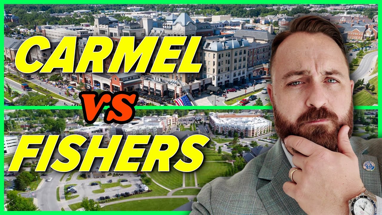 Living in CARMEL Versus FISHERS Indiana | Should I Move To Carmel or Fishers IN? 🤔