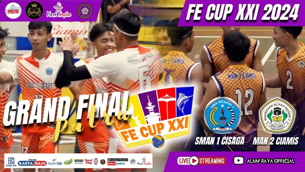 FE CUP 2024 || GRAND FINAL PUTRA || SMAN 1 CISAGA A VS MAN 2 CIAMIS A