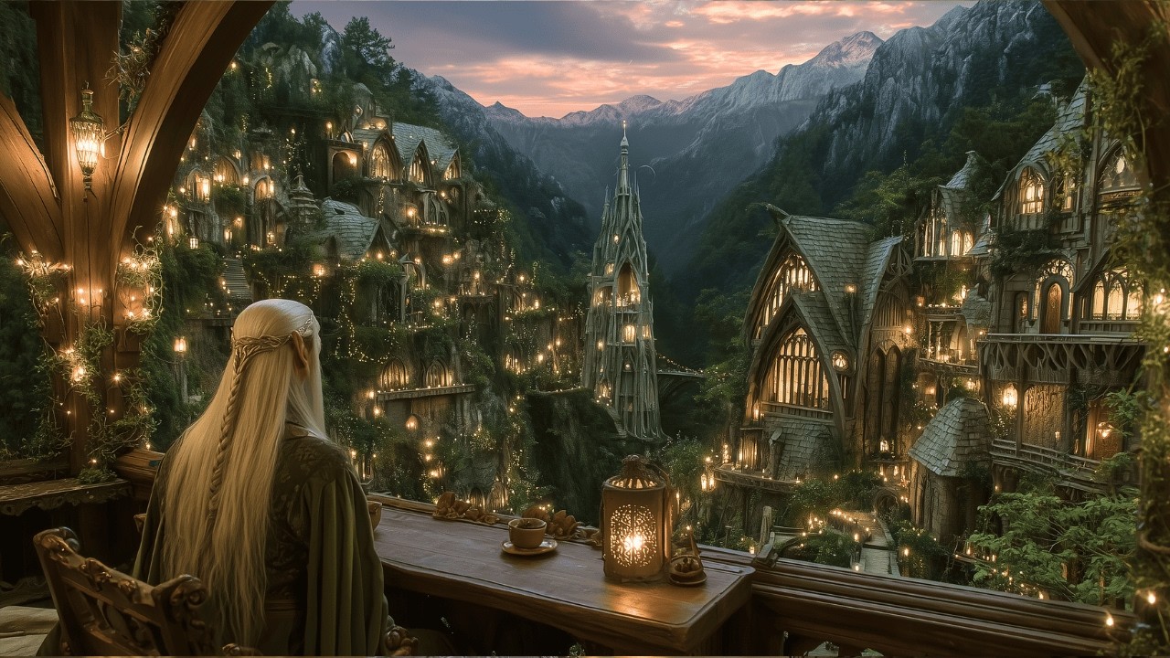 Light of Rivendell | Sacred Elven Choir | Relaxing Middle-Earth Music #lotr