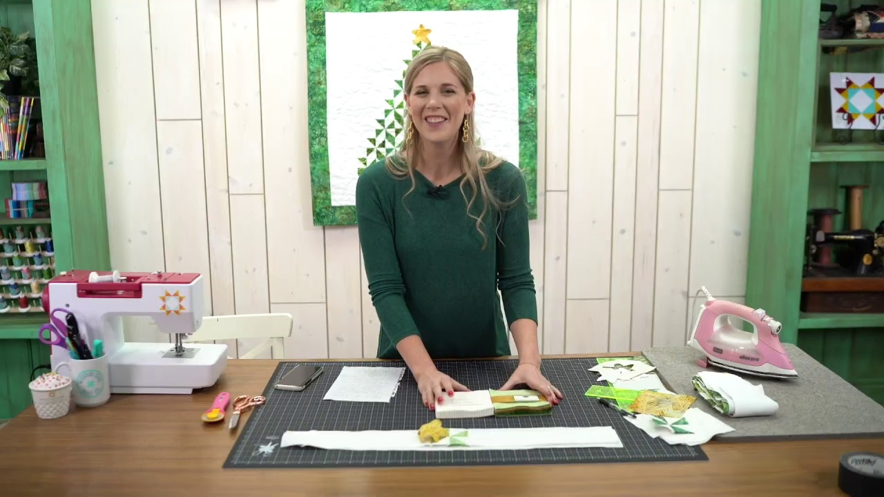 REPLAY: Quilt up a Pinwheel Christmas Tree Wall hanging with Misty