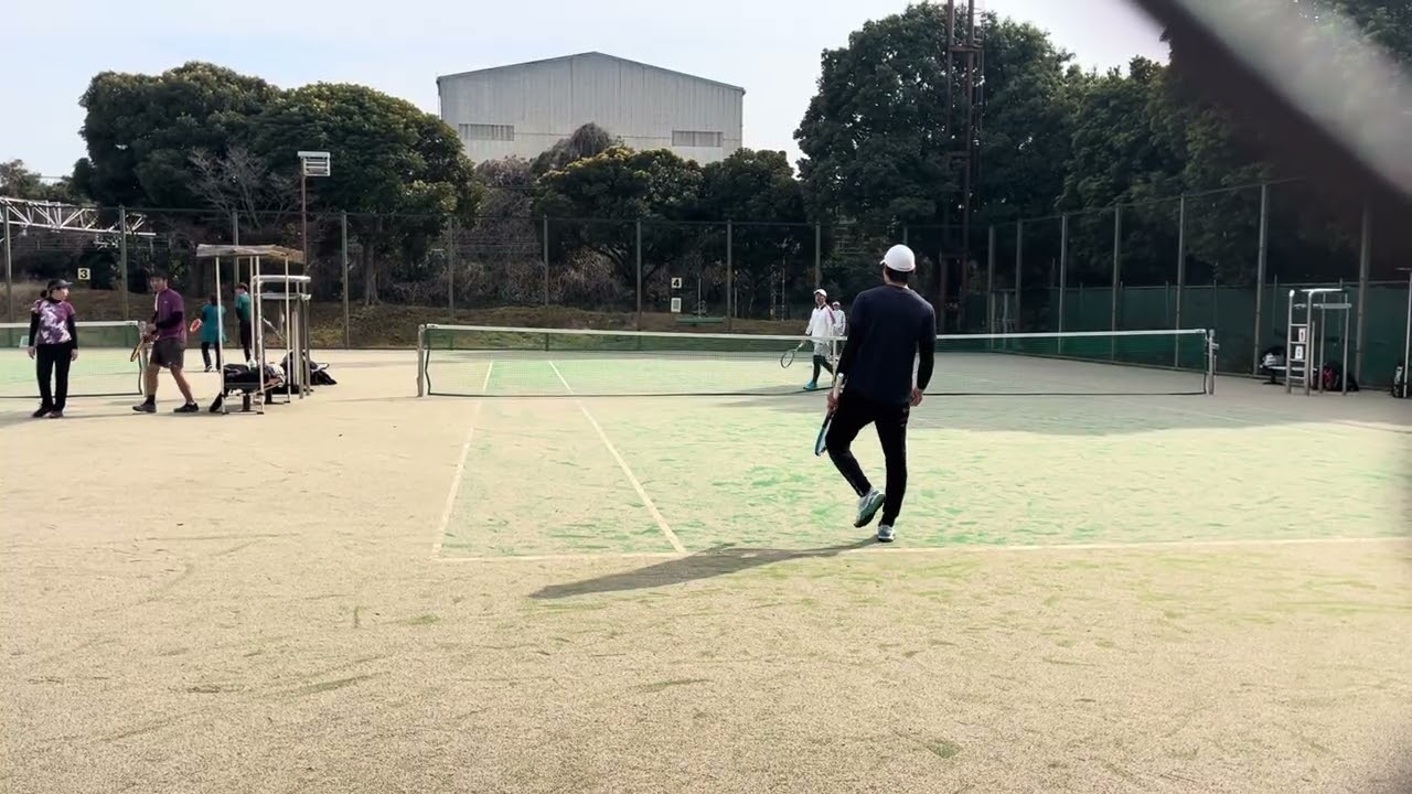 令和7年度横浜市民スポーツ大会テニス競技ミックスダブルス一般1Rd②（個人撮影）