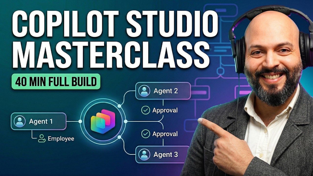 Masterclass Copilot Studio: Tworzenie wieloagentowego rozwiązania HR (pełna wersja)