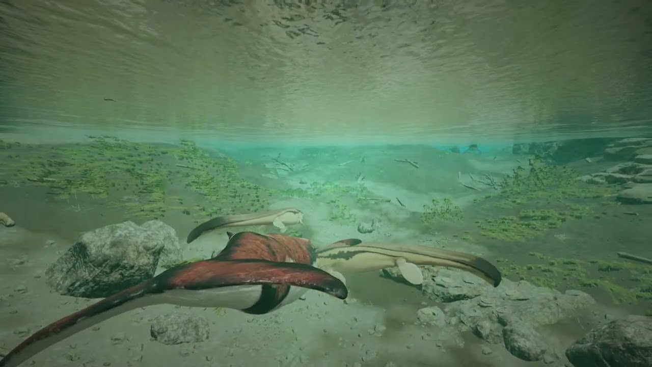 Path of Titans - Tylosaurus Duo vs. 2 Livyatan Duos (001)