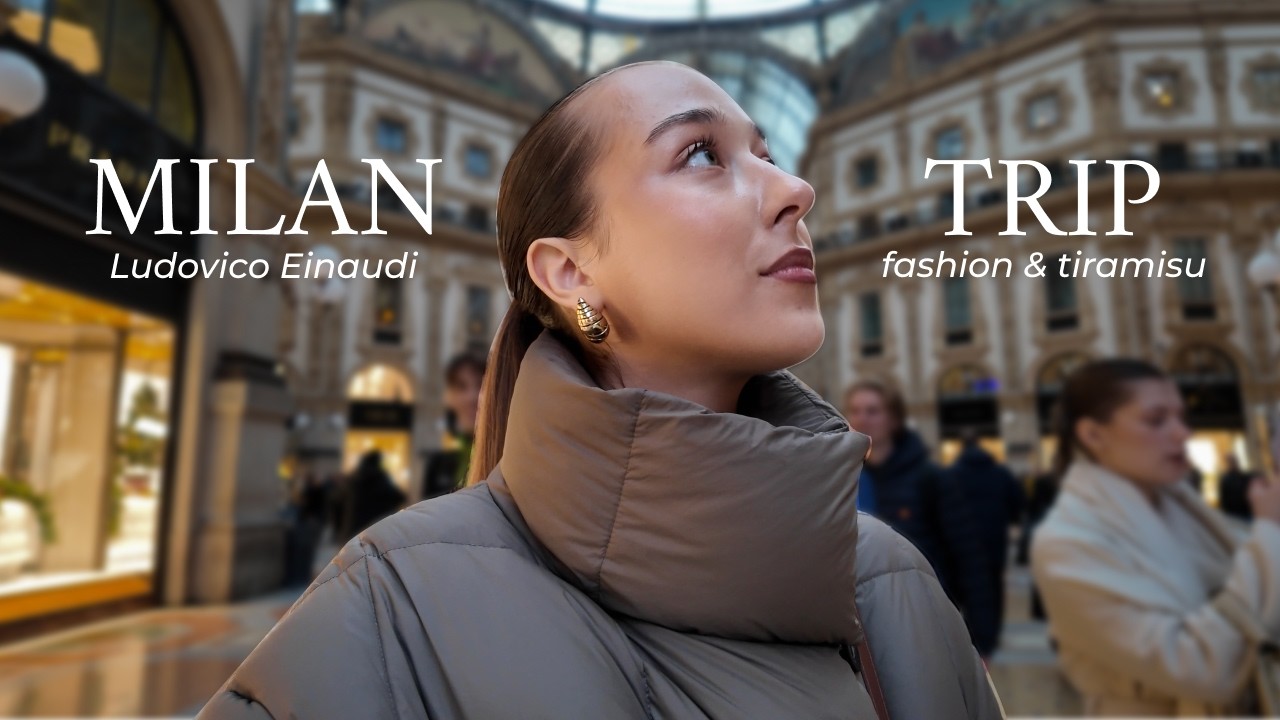 MILAN vlog | Ludovico Einaudi, fashion exhibition & late night tiramisu