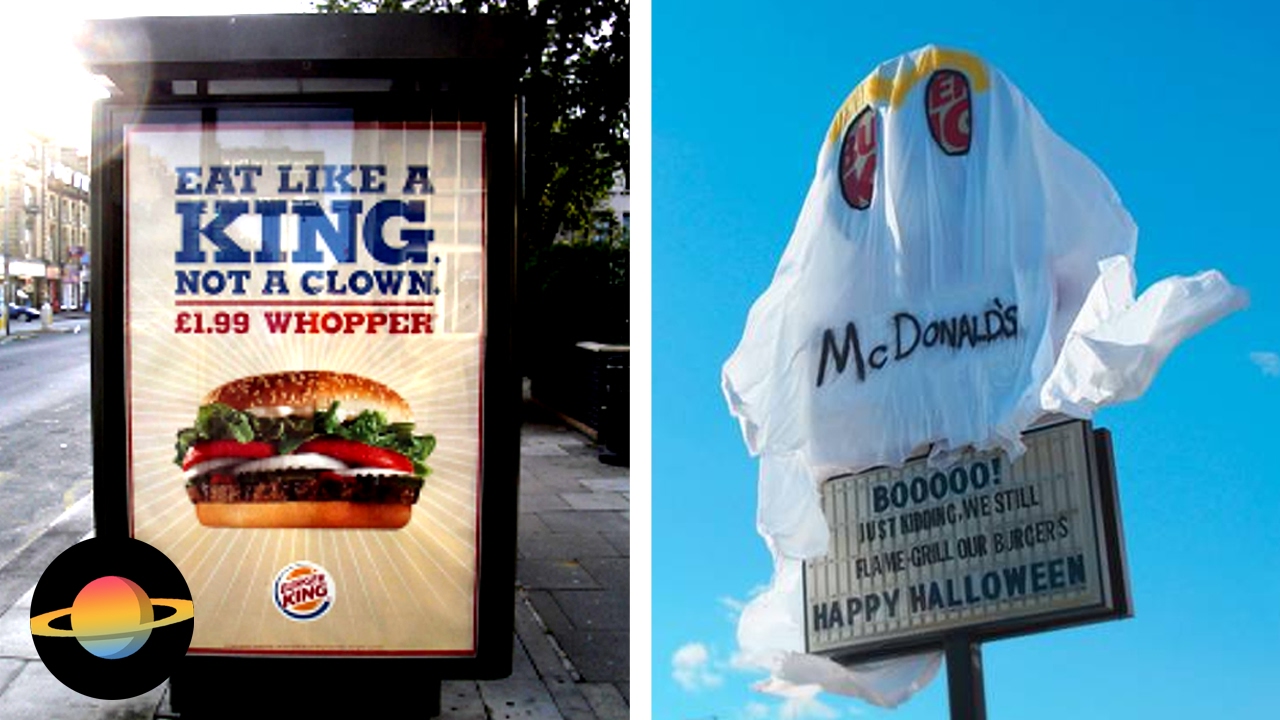 10 najlepszych działań Burger Kinga przeciwko McDonald's