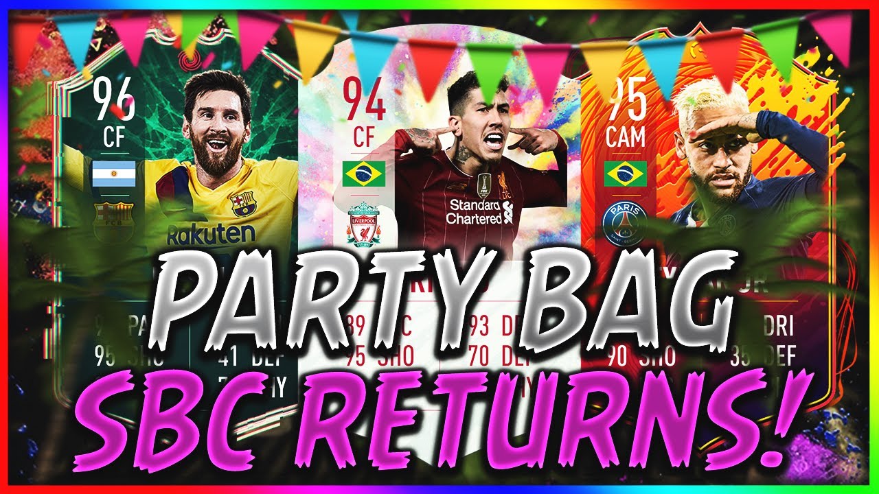 PARTY BAG SBC RETURNS! SUMMER HEAT FAN VOTE AND REWARDS MARKET TALK FIFA 20 Ultimate Team